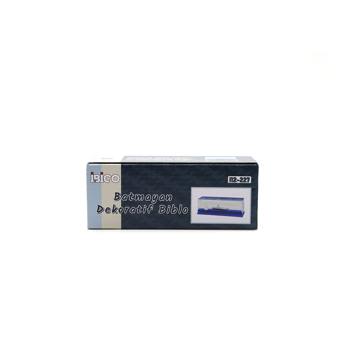 MAVİ SU GEMİ - ADA D.GEN MİKA YÜZEN BATMAYAN DEKORATİF BİBLO AKVARYUM 5.2X15.2X5.3CM (4887)