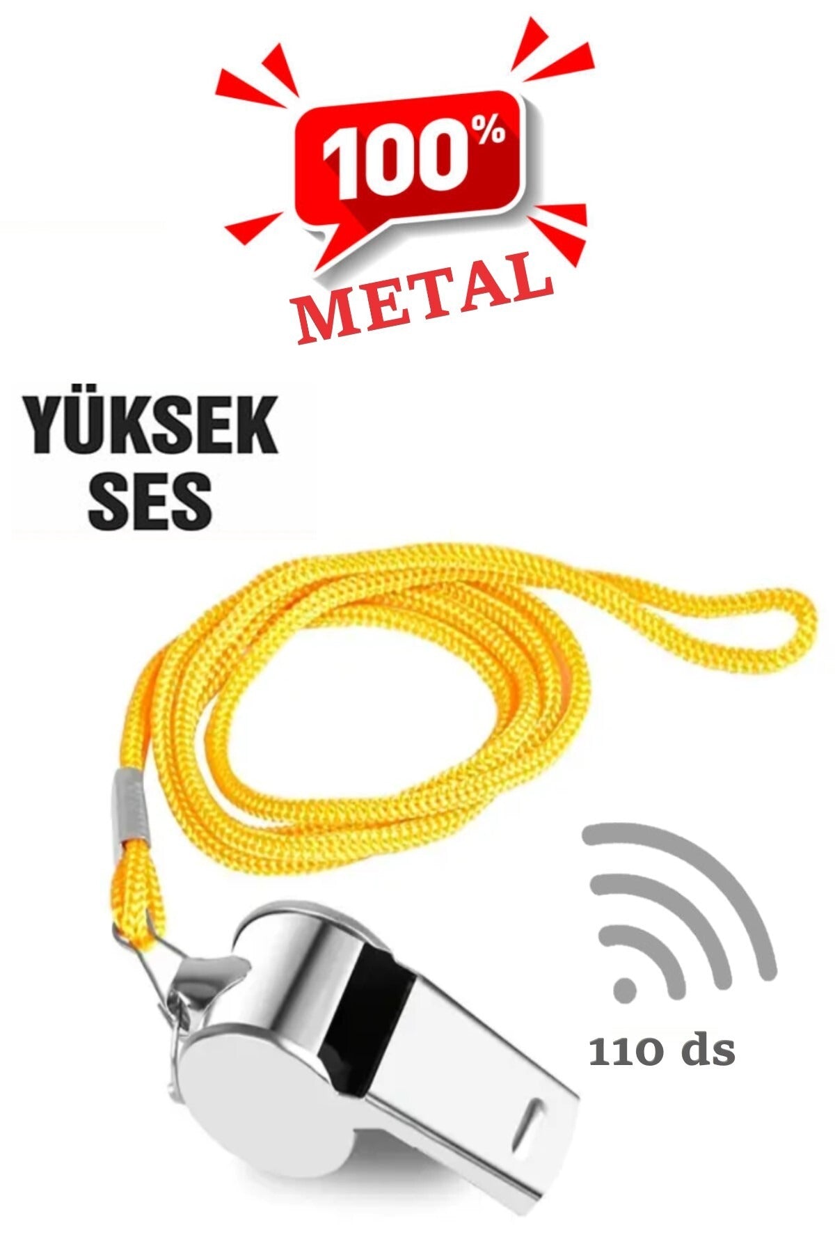 METAL DÜDÜK - 110 DESİBEL (4887)