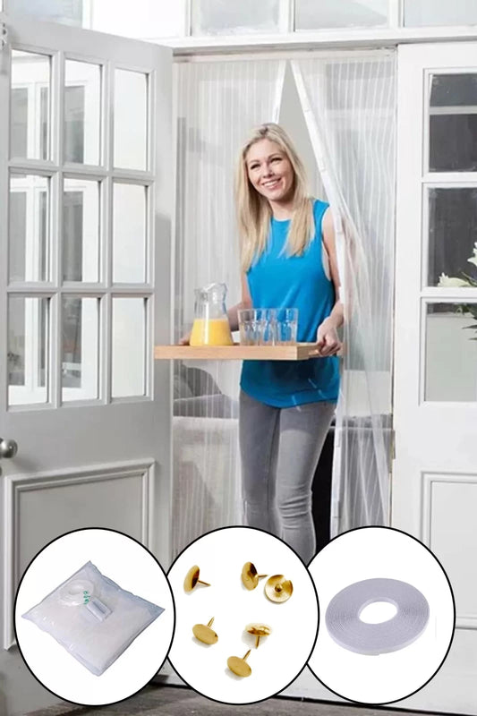 Mıknatıslı Kapı Sinekliği Tül Perde 105 x 210 cm (4887)