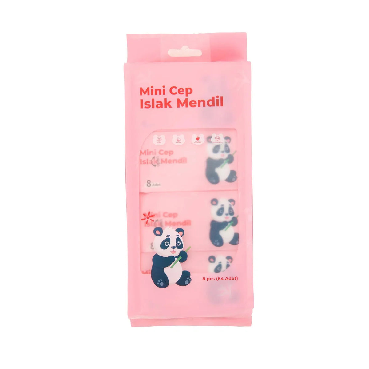 Mini Cep Islak Mendil Günlük Pratik 8'li Paket (4887)