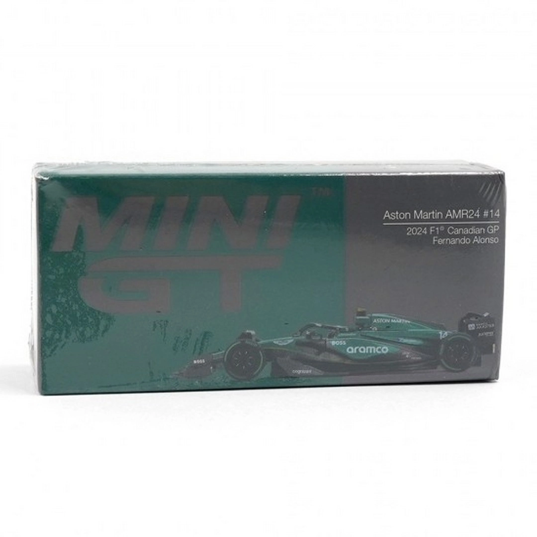 Mini GT 1/64 Aston Martin AMR24 Fernando Alonso 2024 F1 2024 Canadian GP