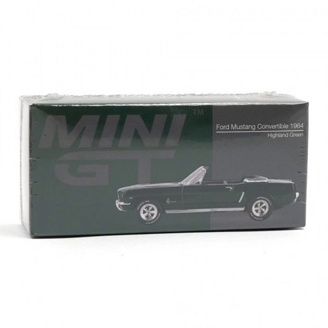 Mini GT 1/64 Ford Mustang Convertible 1964 Highland Green MGT01166