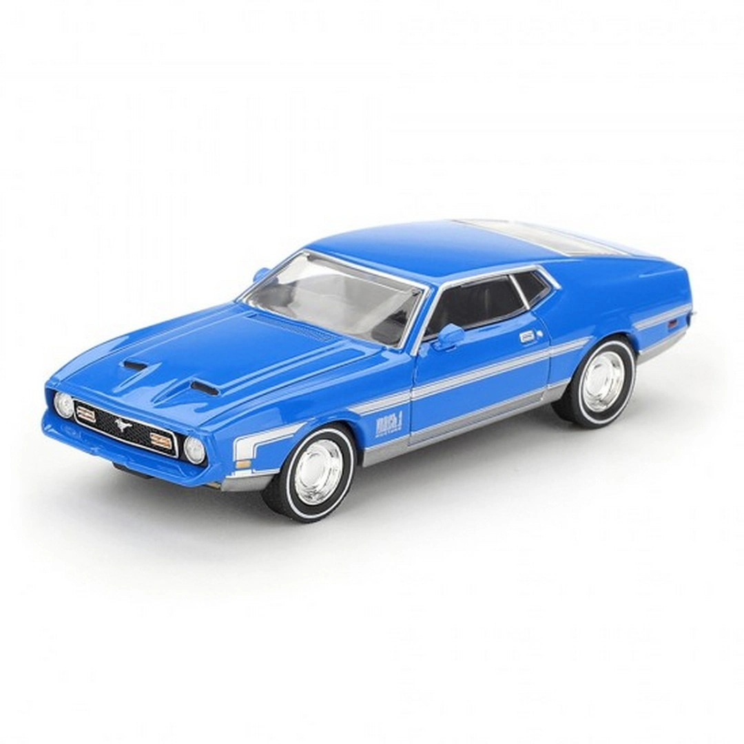 Mini GT 1/64 Ford Mustang Mach 1 Grabber Blue