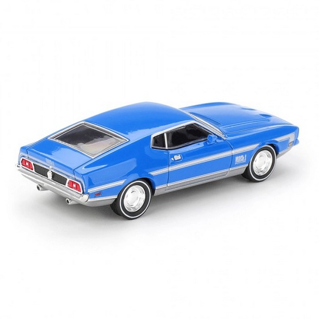 Mini GT 1/64 Ford Mustang Mach 1 Grabber Blue