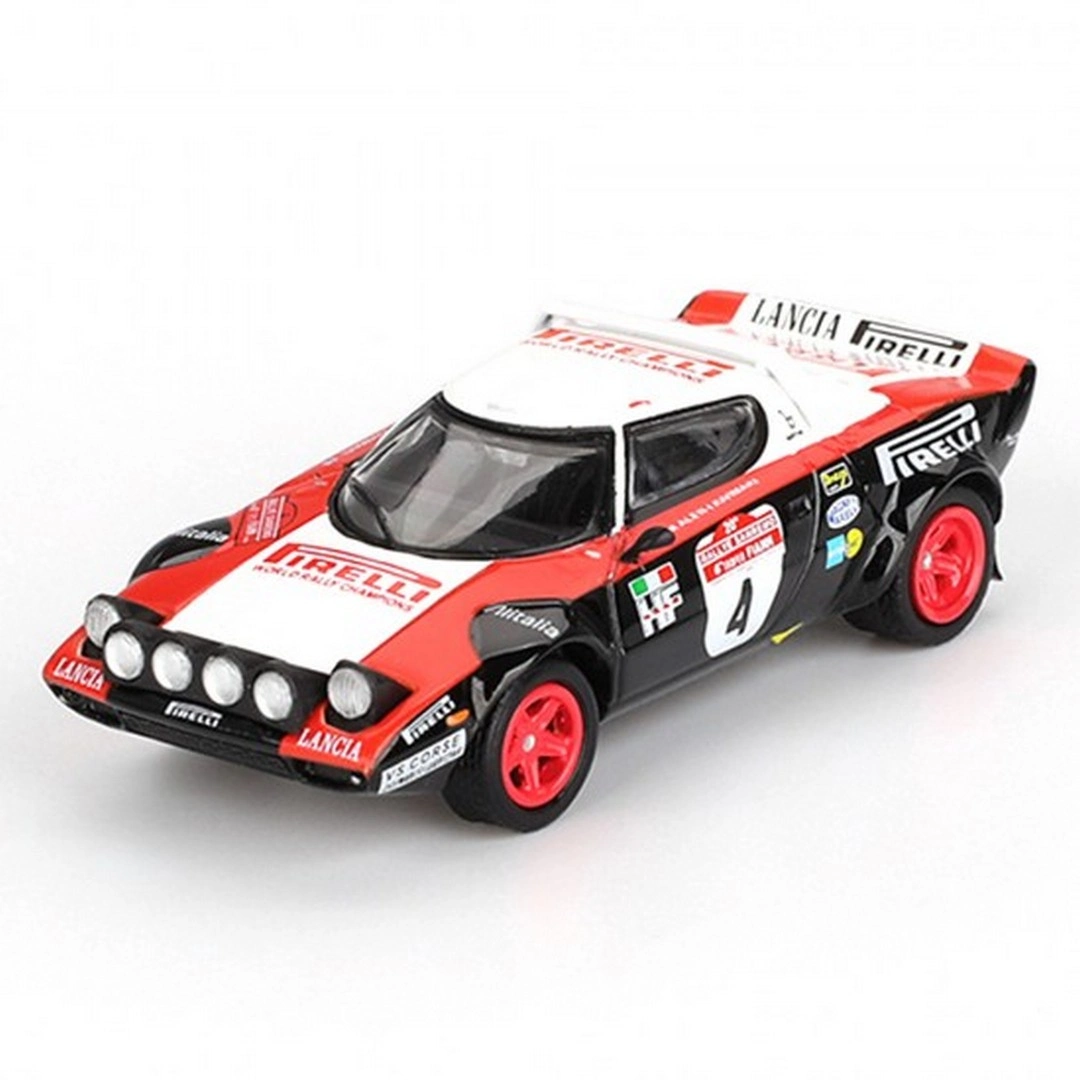 Mini GT 1/64 Lancia Stratos HF #4 1978 Rally Sanremo Winner MGT01084