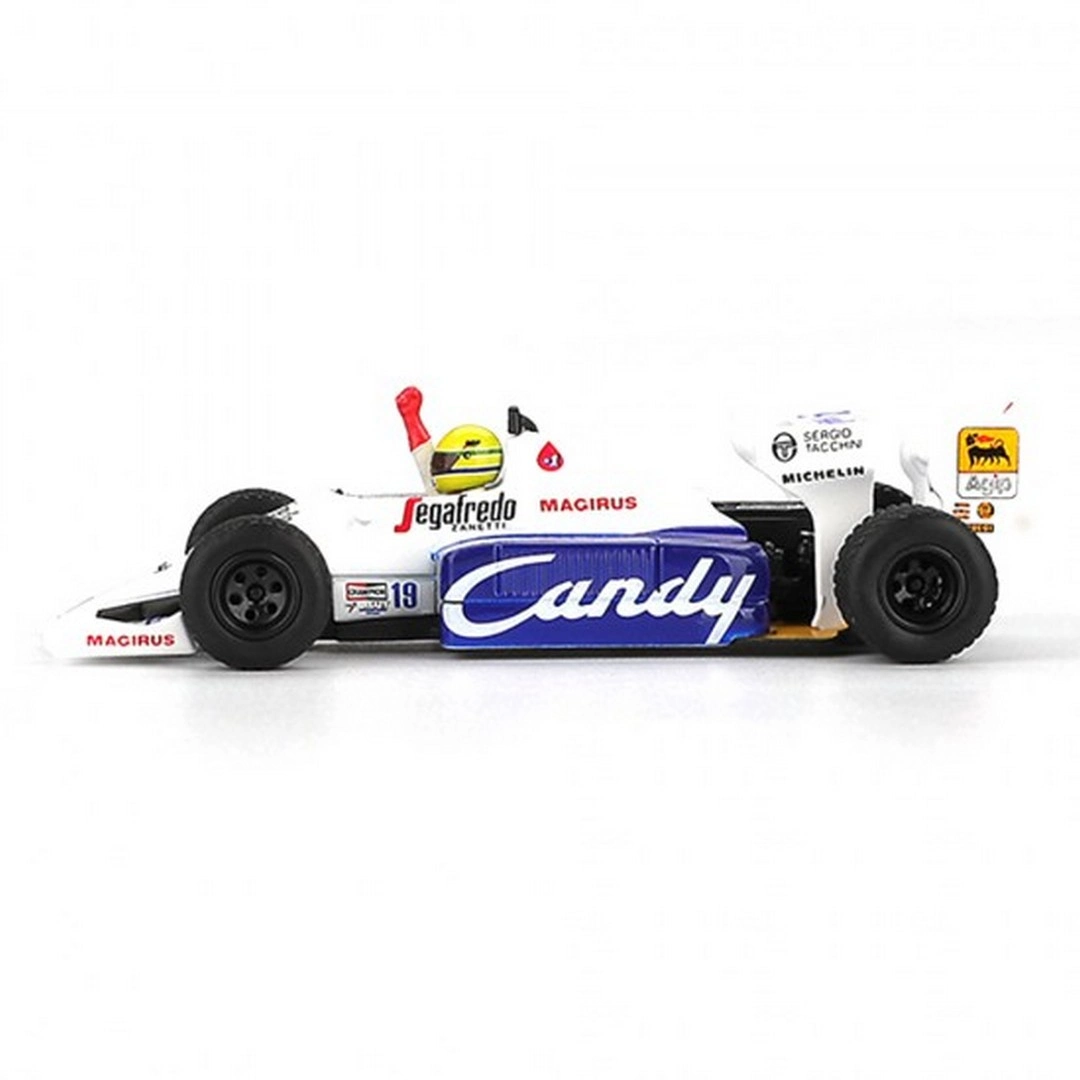 Mini GT 1/64 Toleman TG184 #19 Ayrton Senna 1984 Monaco Grand Prix 2nd Place