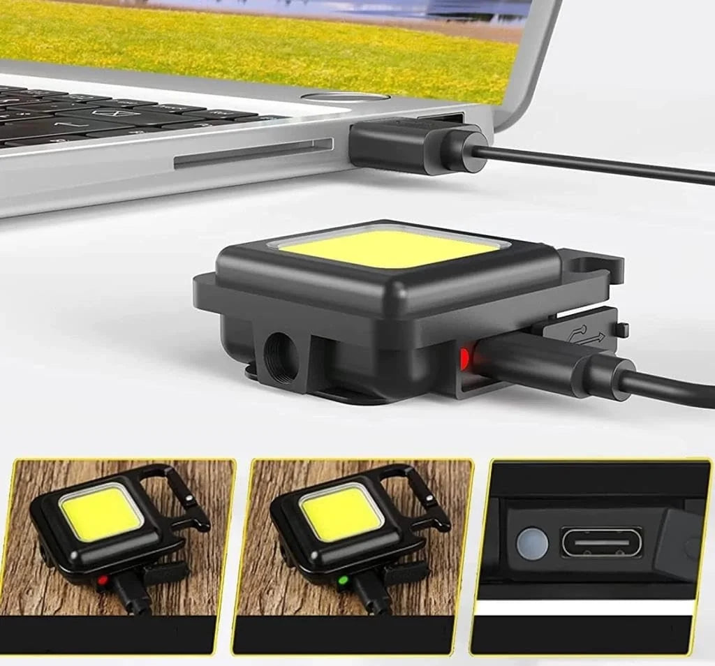 Mini Taşınabilir Led Çok Fonksiyonlu Fener (4887)