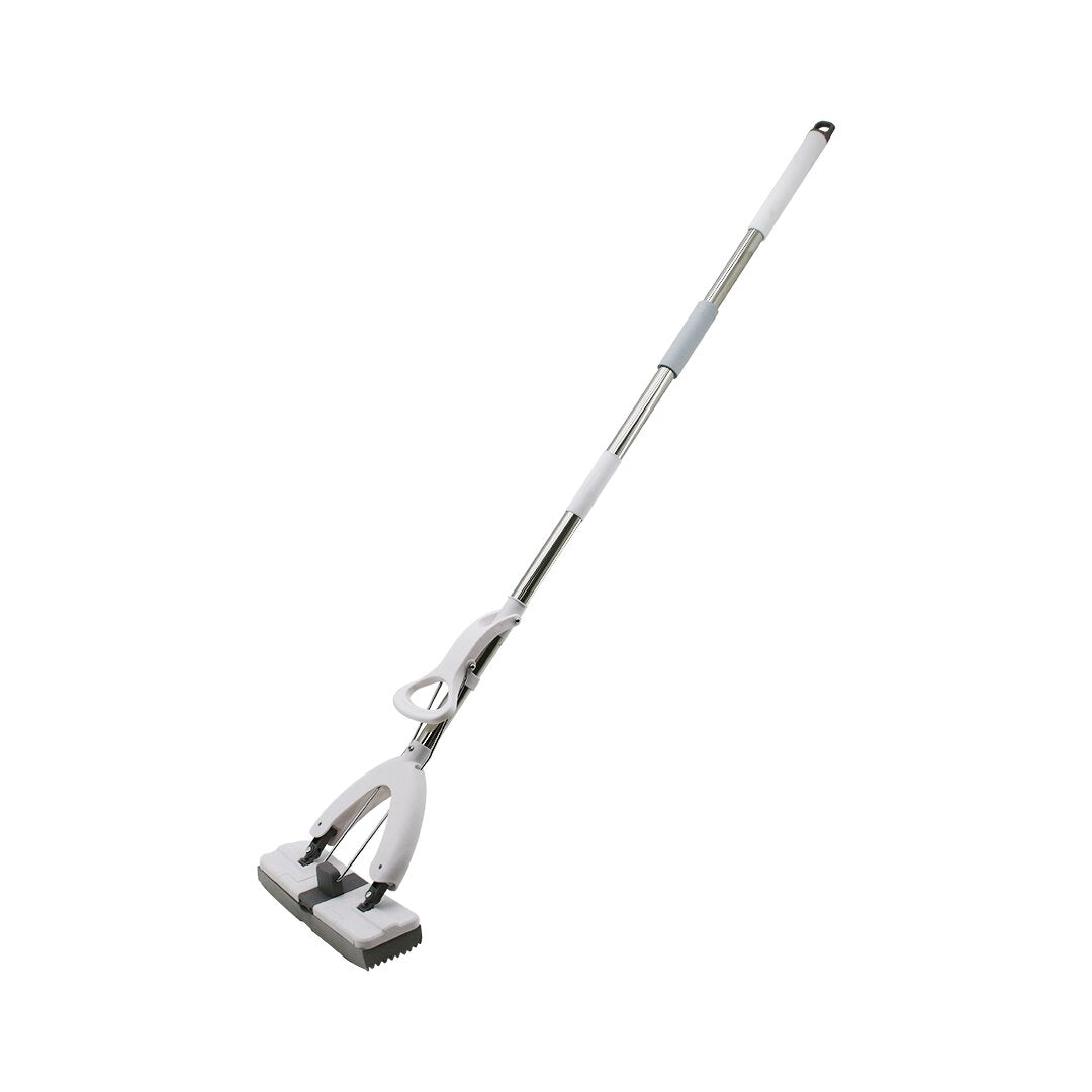 MOP KENDİNDEN SIKMALI PVA SÜNGER MOP - KELEBEK MOP KROM SAP = 110CM + PLASTİK BAŞLIK=135CM (4887)