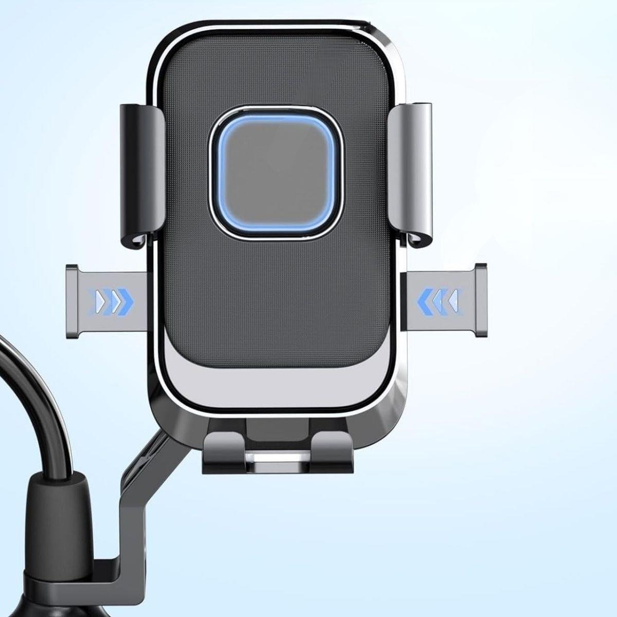 Motor,Motosiklet,Bisiklet ,Scooter İçin 360 Derece Dönebilen Dikiz Aynası Versiyonu Telefon Tutucu Aparat (4887)