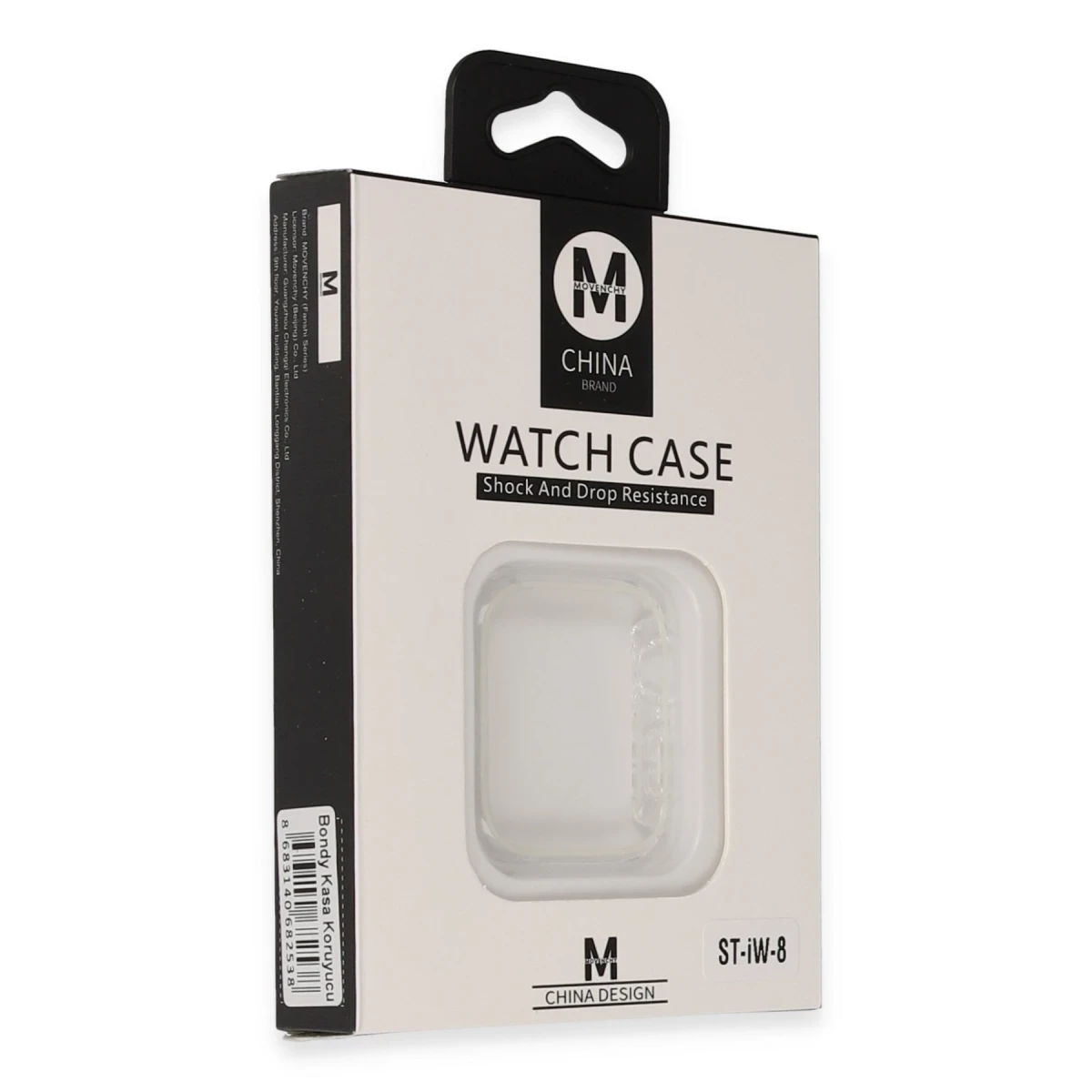 Movenchy Apple Watch 45mm Bondy Kasa Koruyucu - Beyaz