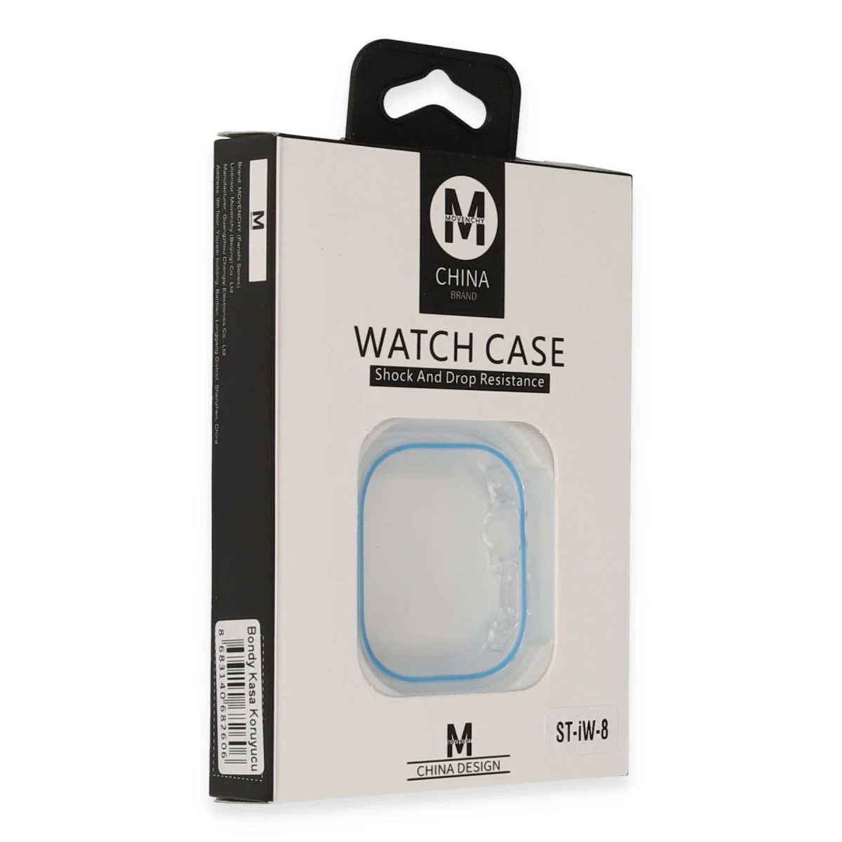 Movenchy Apple Watch Ultra 49mm Bondy Kasa Koruyucu - Mavi