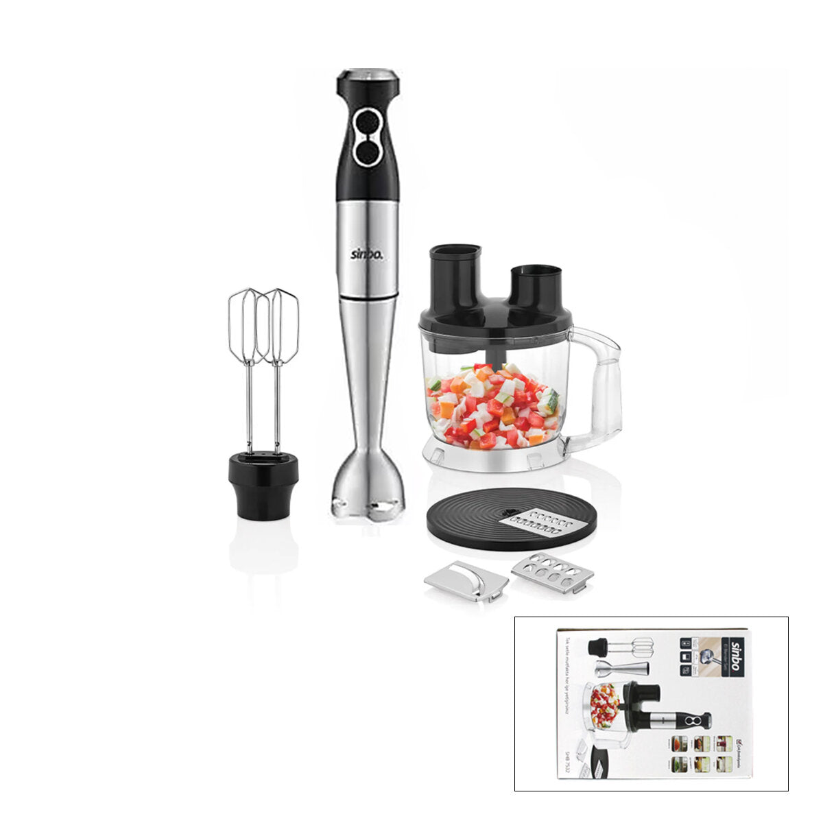 MULTİ BLENDER SETİ 2LT HAZNELİ SHB-7532 (4887)