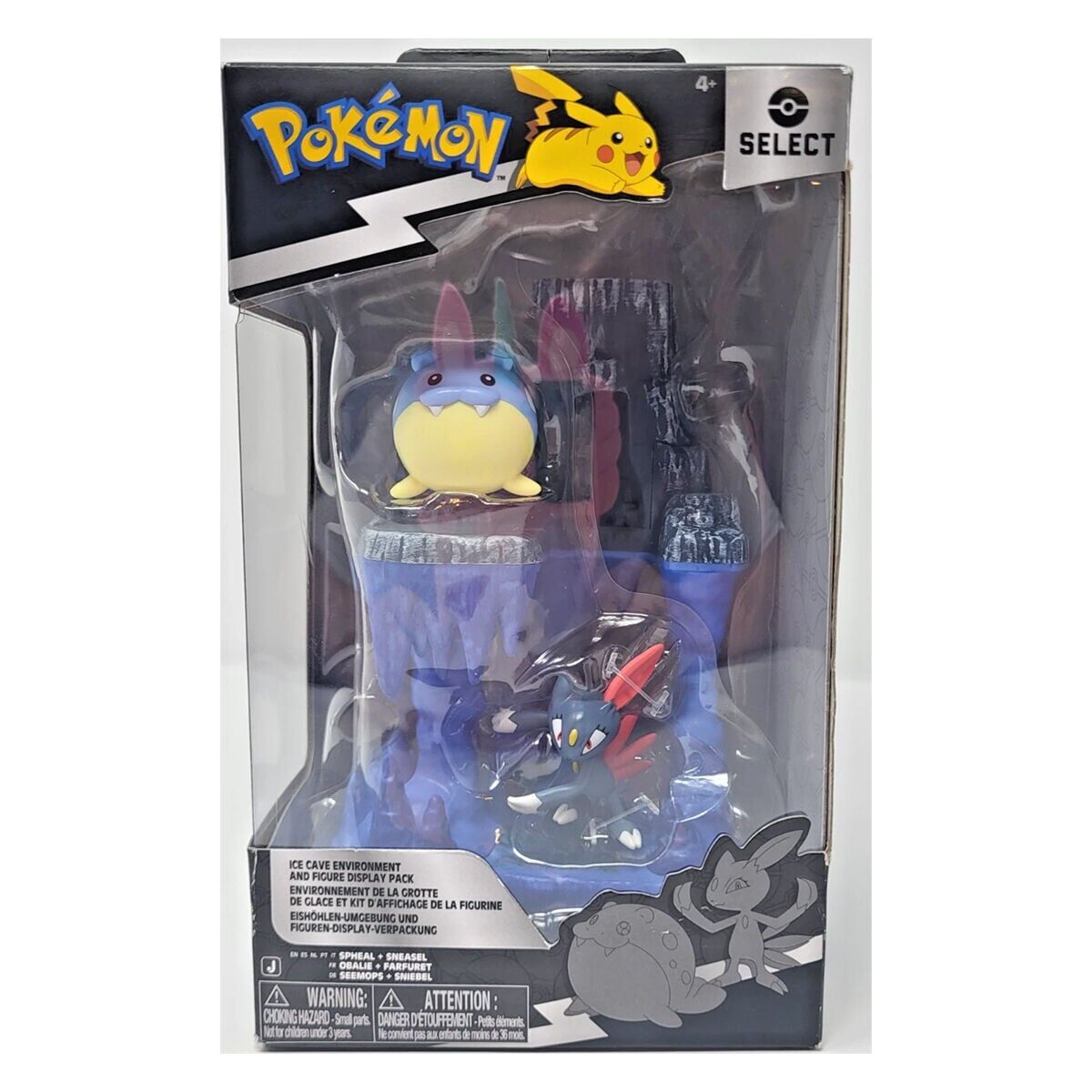 POK PKW2766-A Pokemon Select Seri Tasarım Mekan ve Figür Seti Asorti