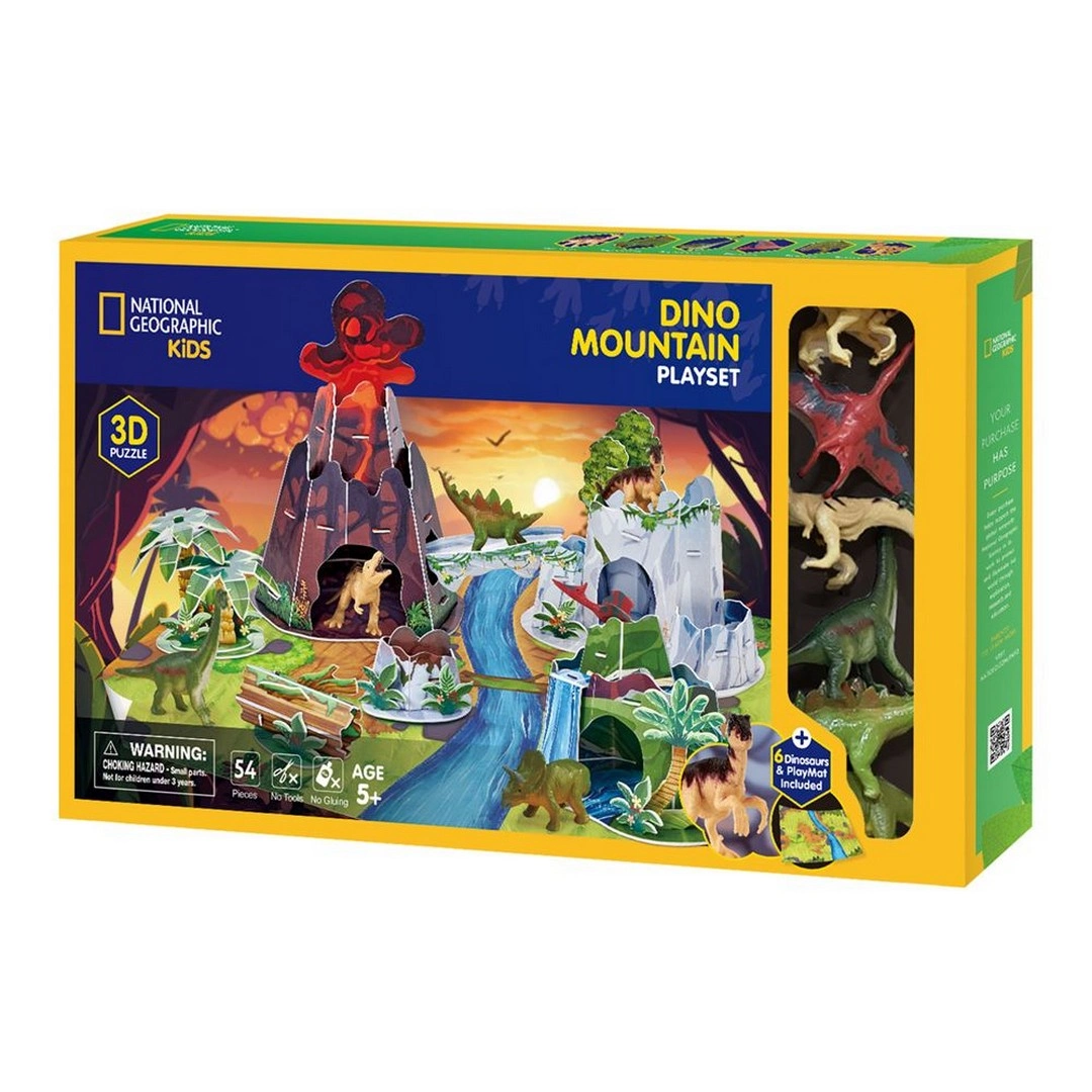 National Geographic Kids Dinozor Oyun Seti 3D Puzzle