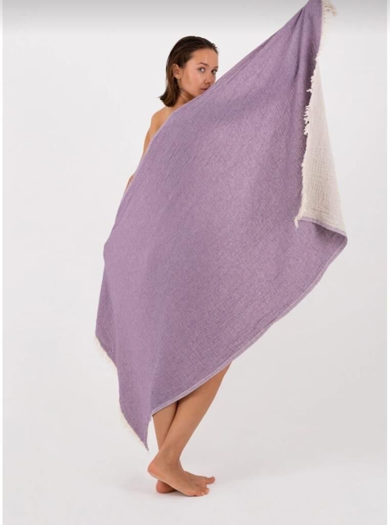 Müslin Peştemal Mor