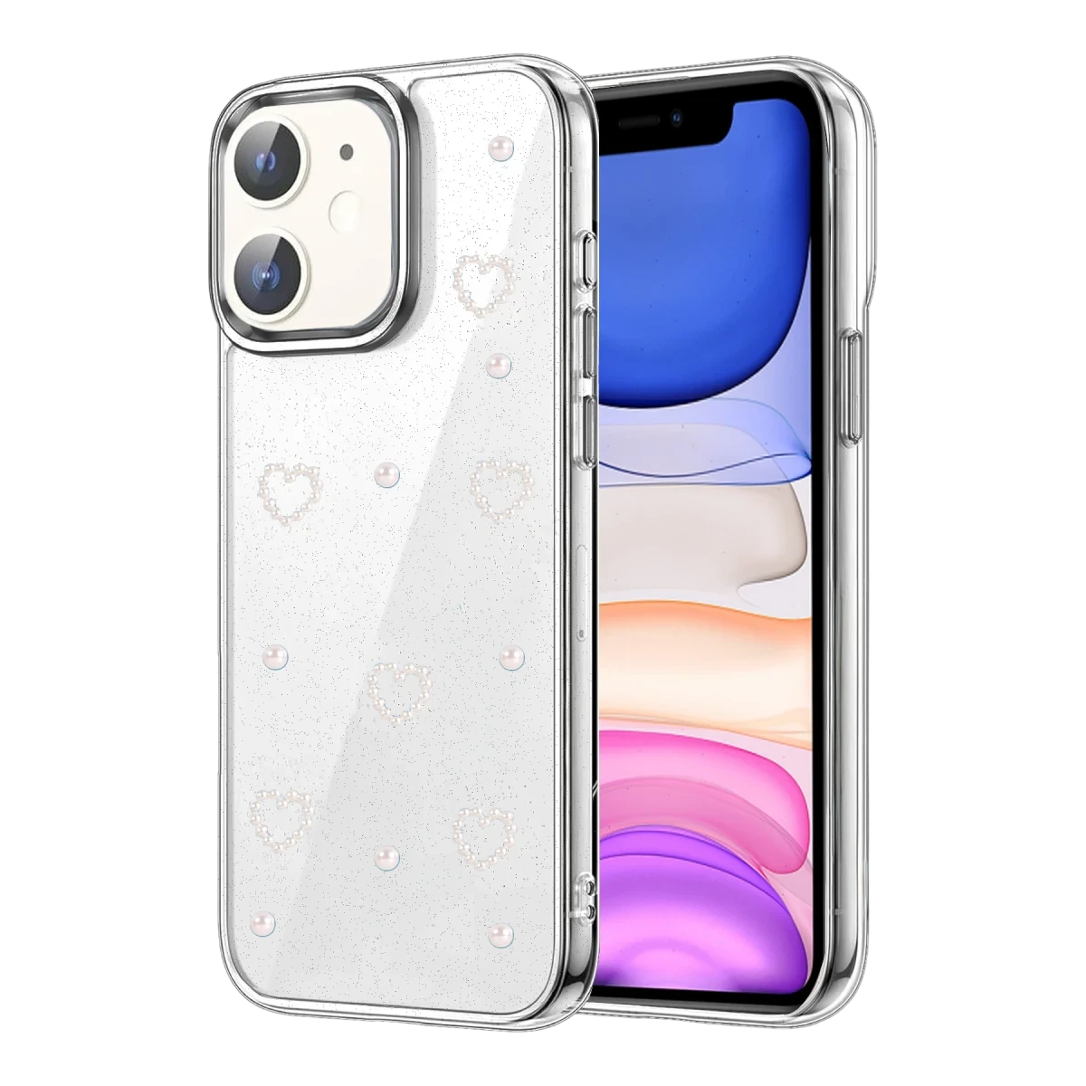 Apple iPhone 11 Fiyonk Desenli Kapak - Desen 10