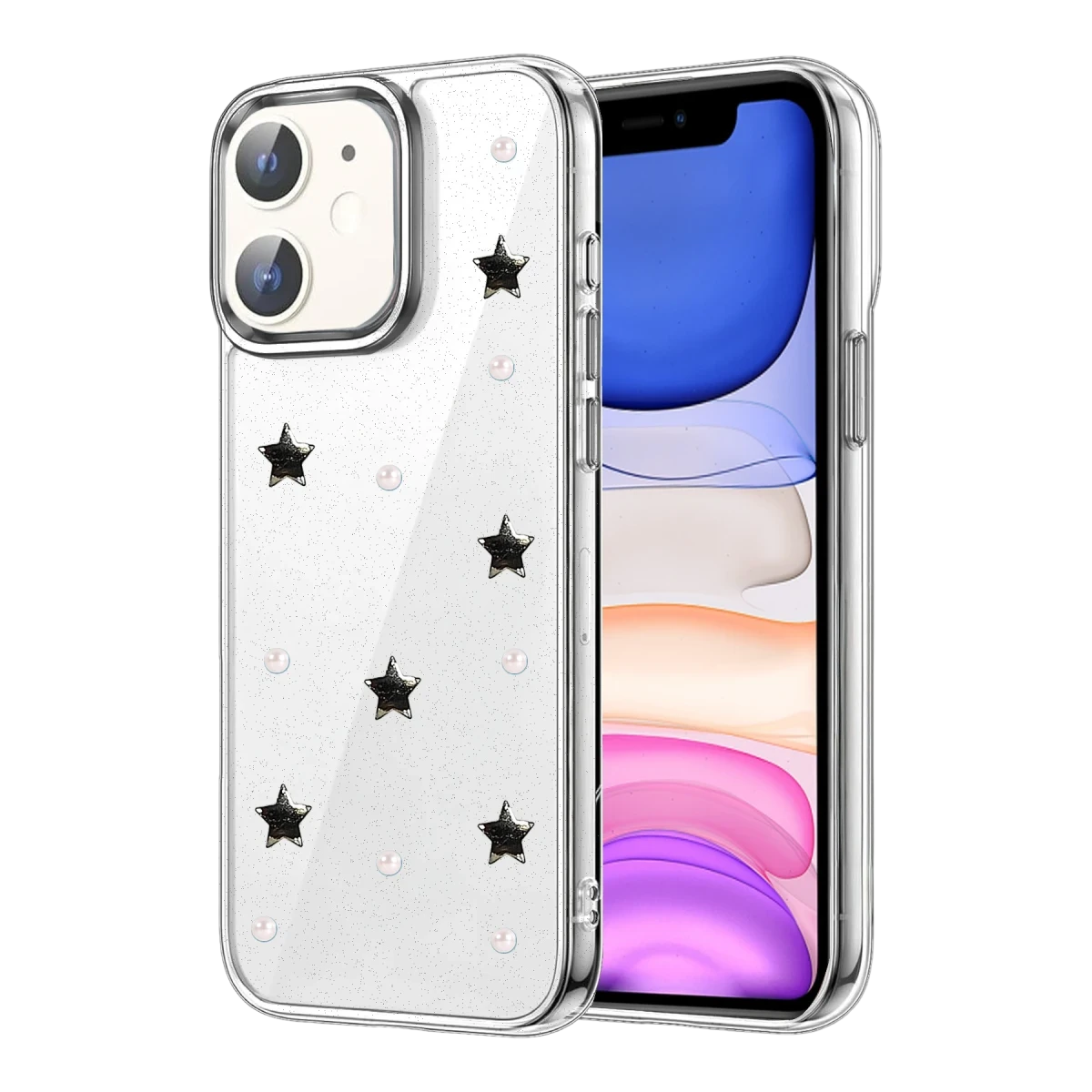 Apple iPhone 11 Fiyonk Desenli Kapak - Desen 7