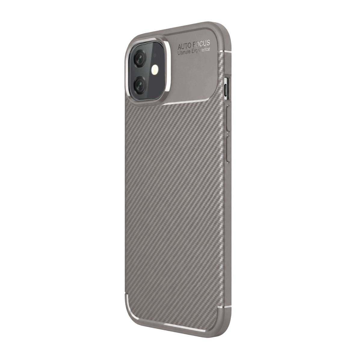 Apple iPhone 11 Kılıf Auto Focus Karbon Kapak - Gri