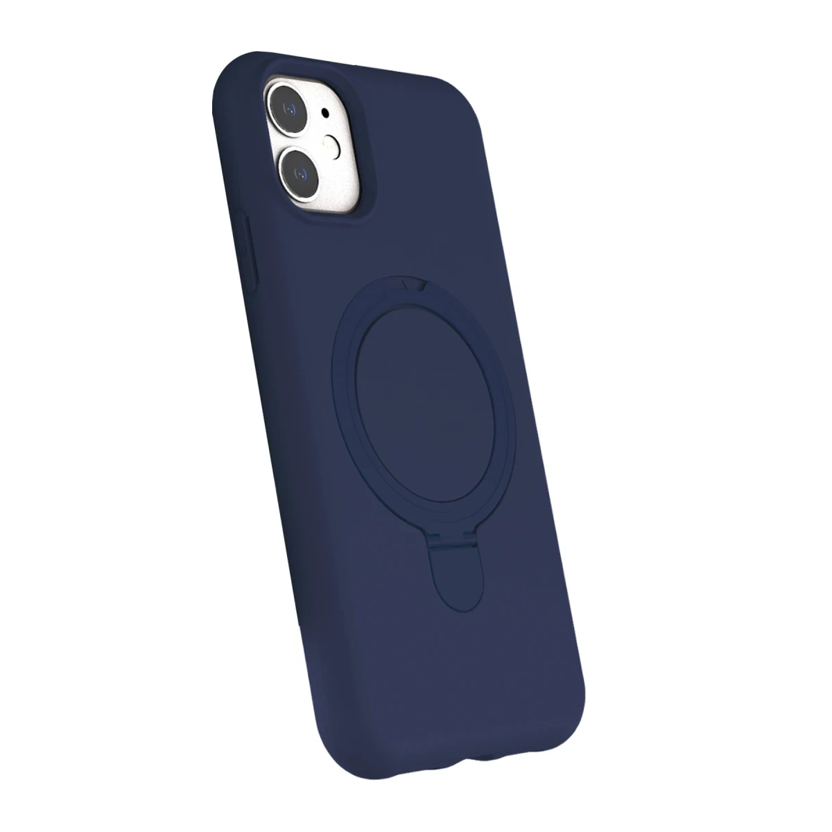 Apple iPhone 11 Regal Magsafe Standlı Kapak - Lacivert