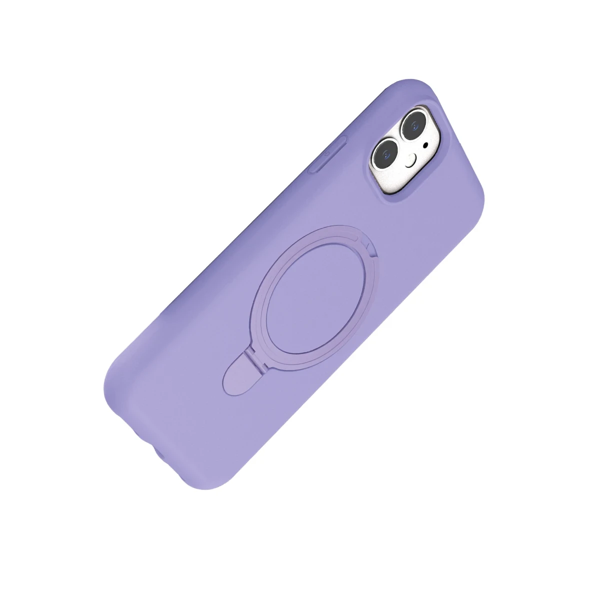 Apple iPhone 11 Regal Magsafe Standlı Kapak - Lila