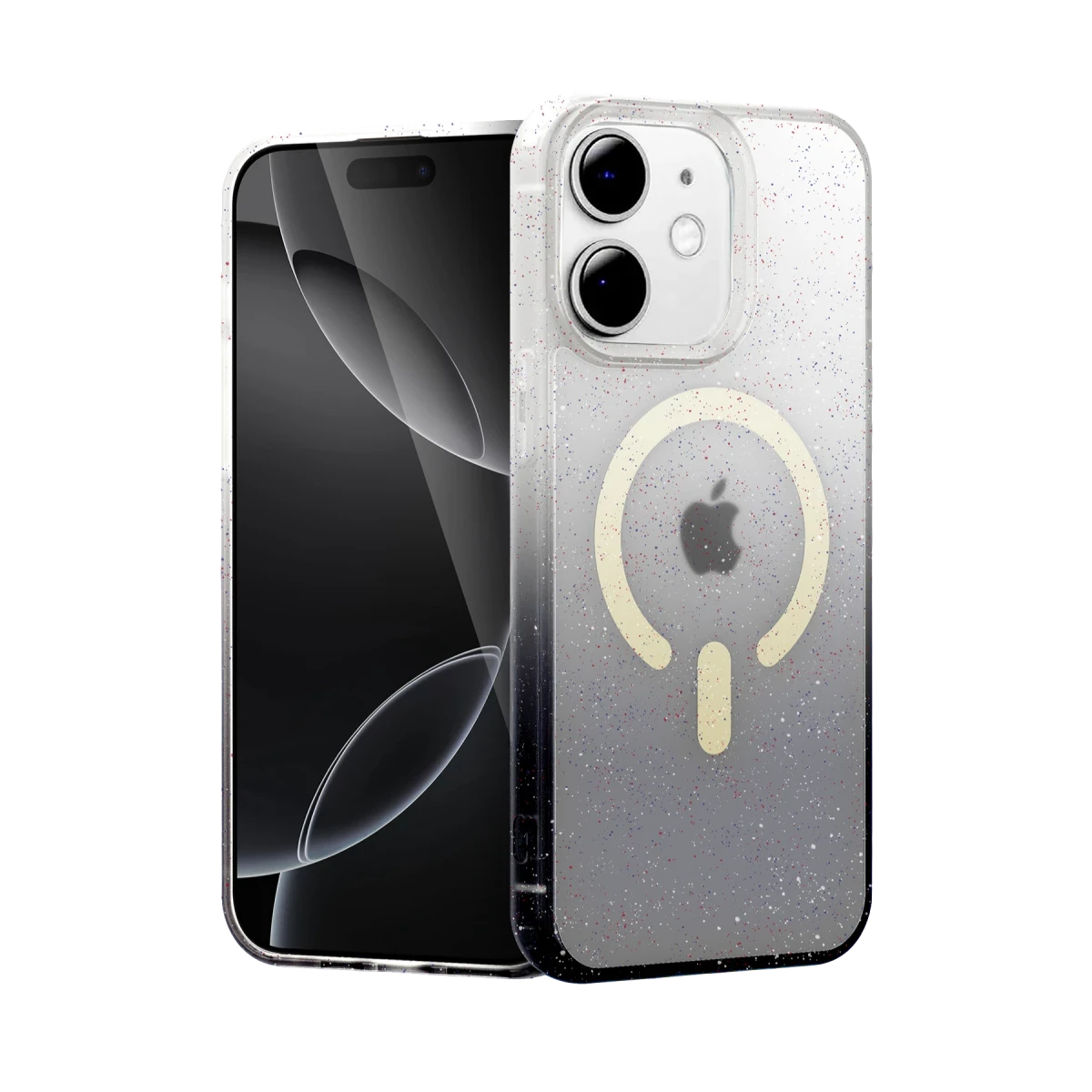 Apple iPhone 12 Pummel Shiny Magsafe Kapak - Siyah