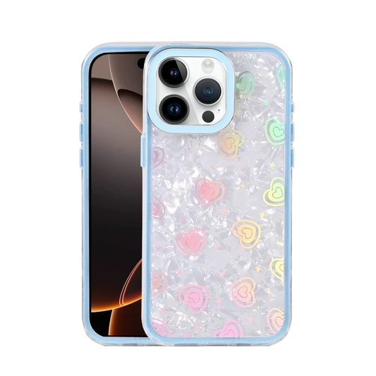 Apple iPhone 14 Pro Max Lumi Desenli Kapak - Mavi