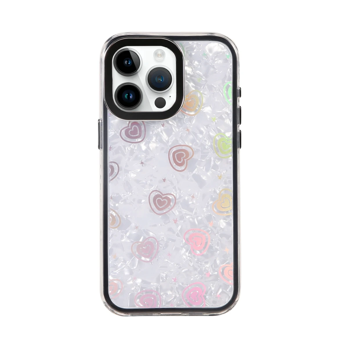 Apple iPhone 14 Pro Max Lumi Desenli Kapak - Siyah