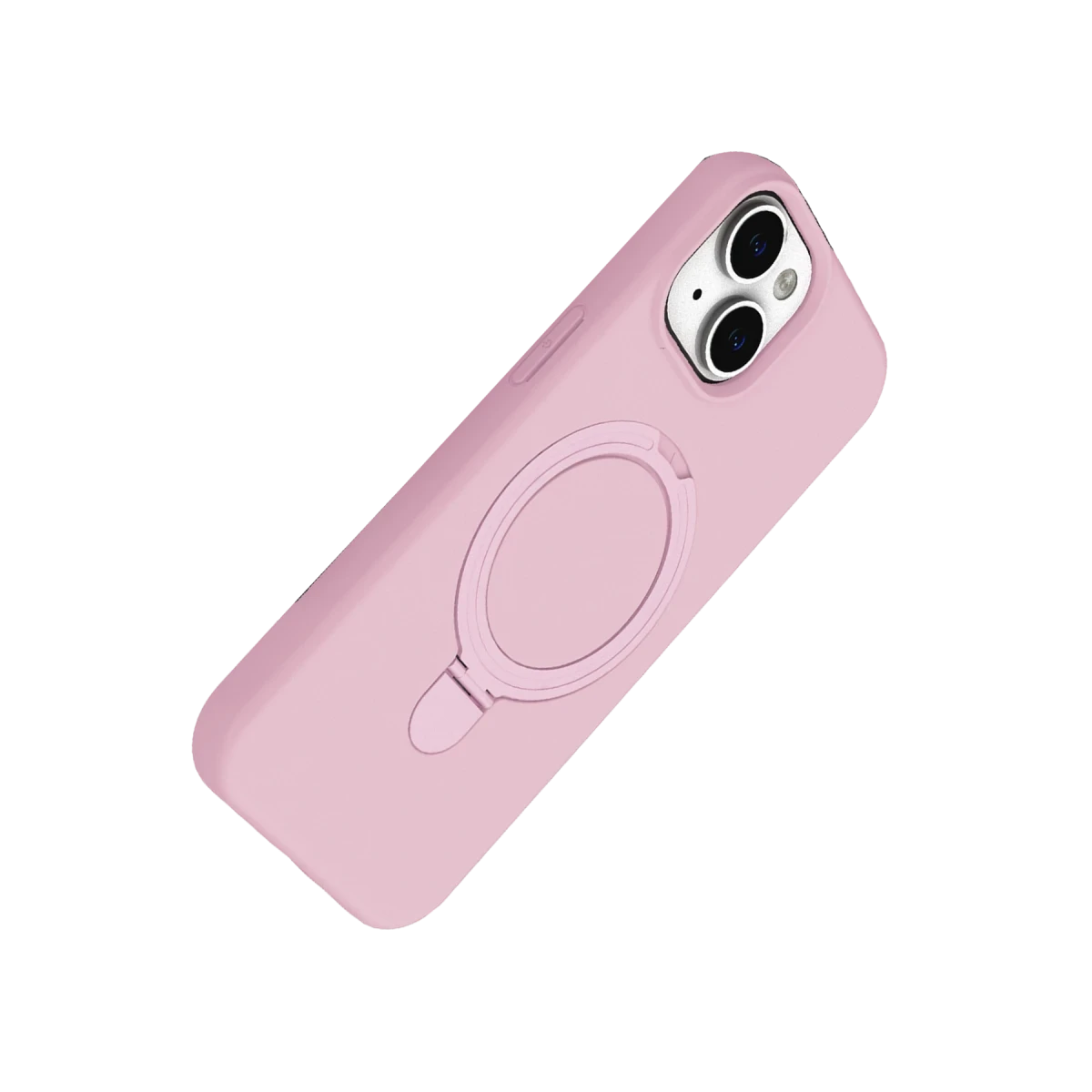 Apple iPhone 14 Regal Magsafe Standlı Kapak - Açık Pembe