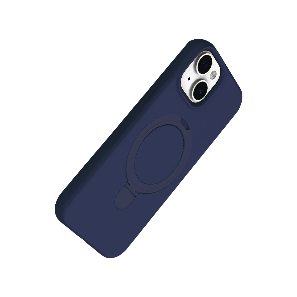 Apple iPhone 14 Regal Magsafe Standlı Kapak - Lacivert