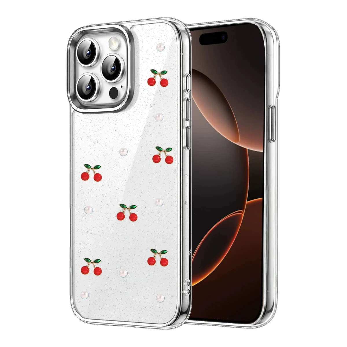 Apple iPhone 15 Pro Fiyonk Desenli Kapak - Desen 9