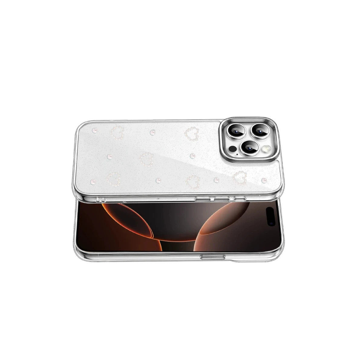 Apple iPhone 15 Pro Max Fiyonk Desenli Kapak - Desen 10