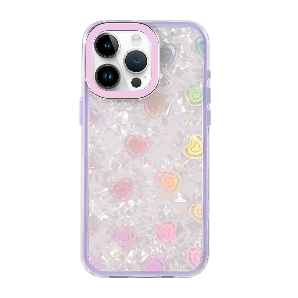 Apple iPhone 15 Pro Max Lumi Desenli Kapak - Mor