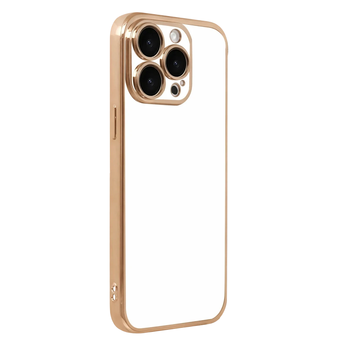 Apple iPhone 15 Pro Max Razer Lensli Silikon - Gold