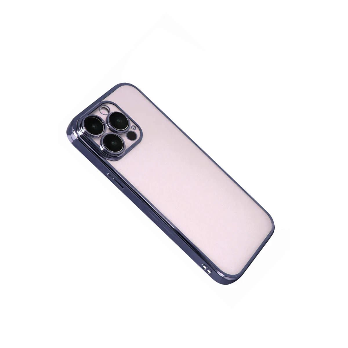 Apple iPhone 15 Pro Max Razer Lensli Silikon - Lacivert
