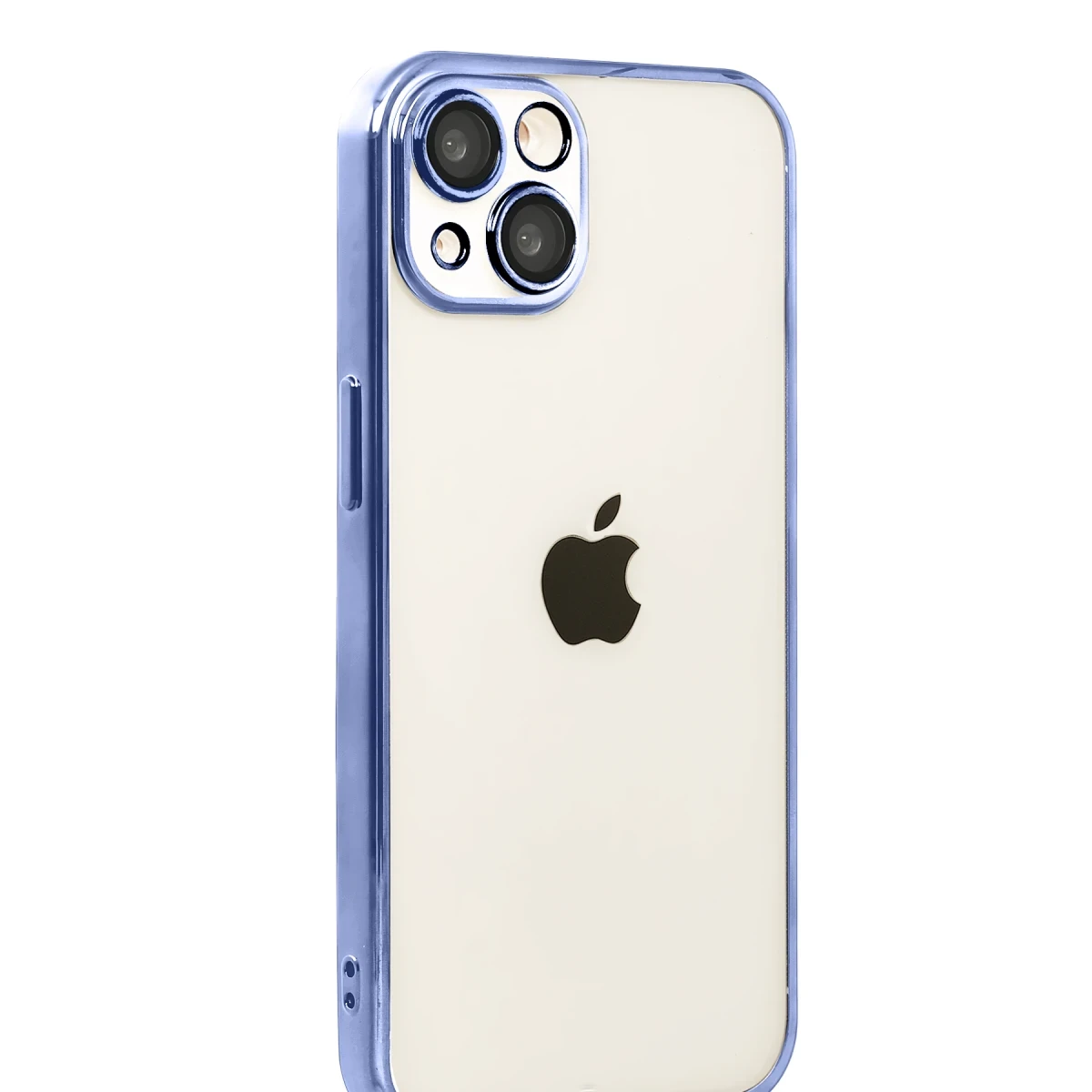 Apple iPhone 15 Razer Lensli Silikon - Açık Mavi