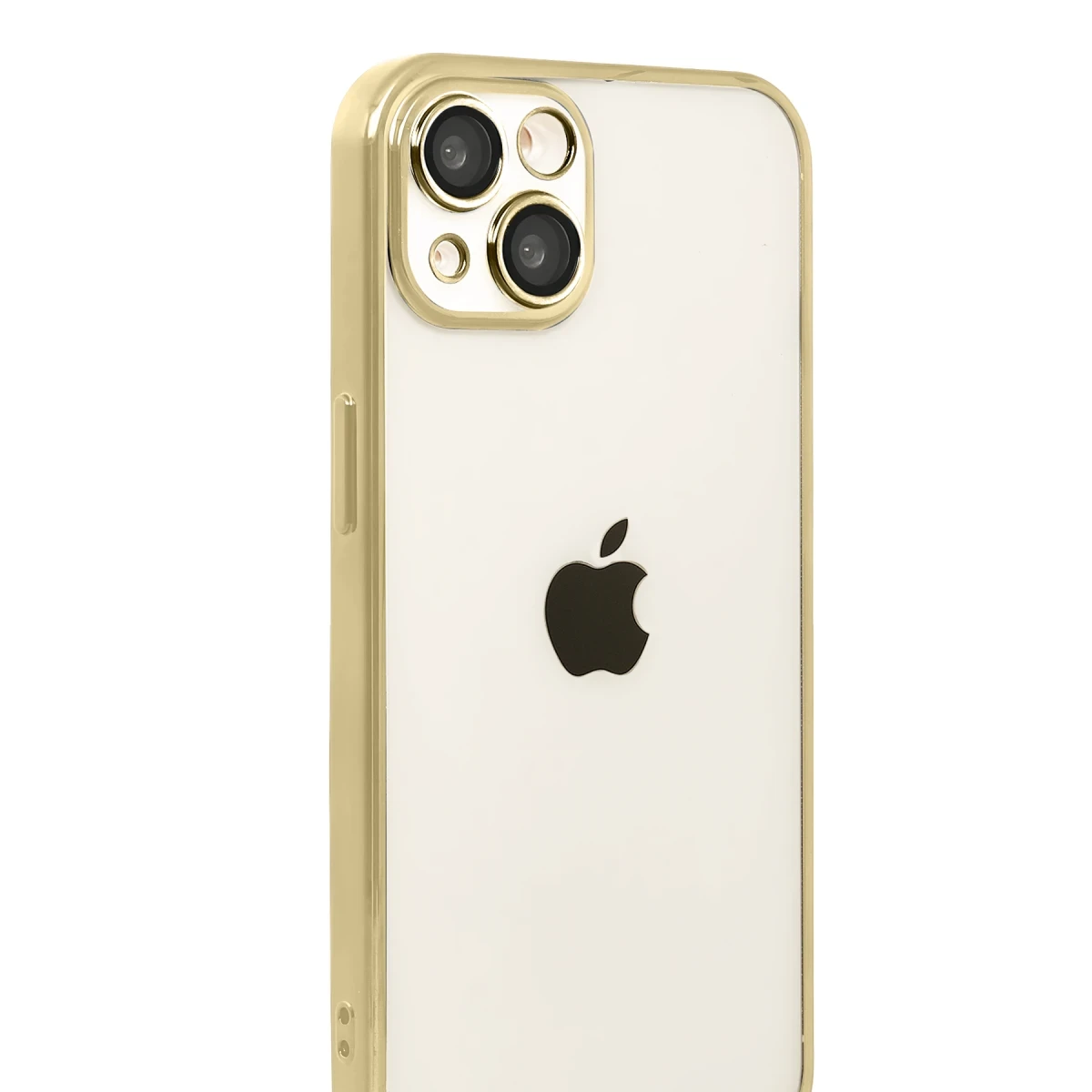 Apple iPhone 15 Razer Lensli Silikon - Gold