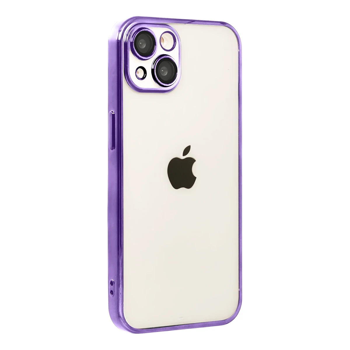 Apple iPhone 15 Razer Lensli Silikon - Mor