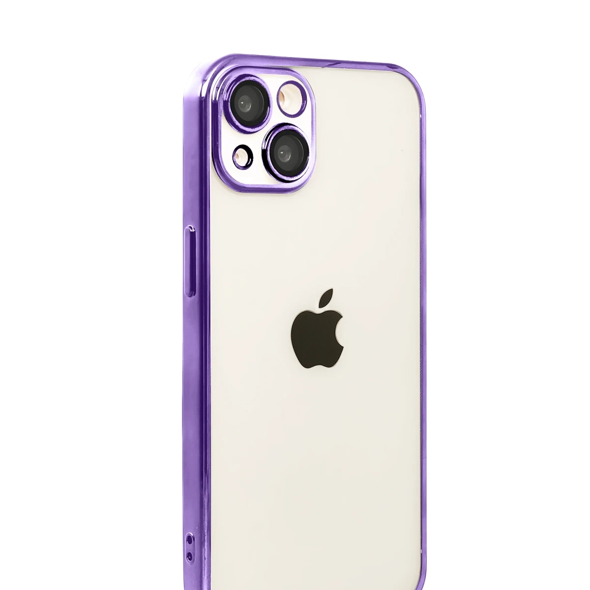 Apple iPhone 15 Razer Lensli Silikon - Mor