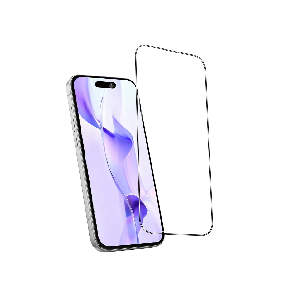 Apple iPhone 16 Bilvis 5in1 3D Magic Cam Ekran Koruyucu - Siyah