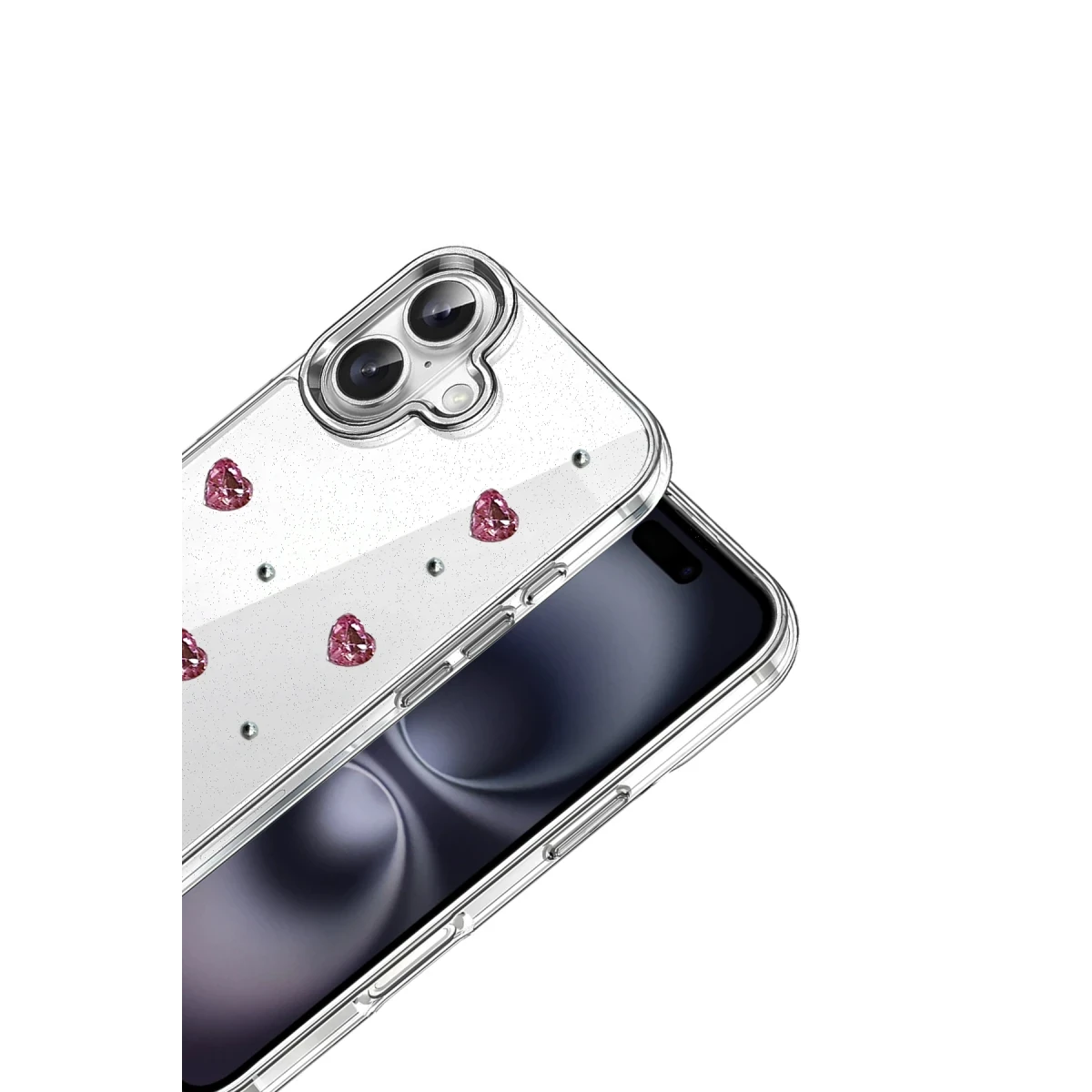 Apple iPhone 16 Fiyonk Desenli Kapak - Desen 3
