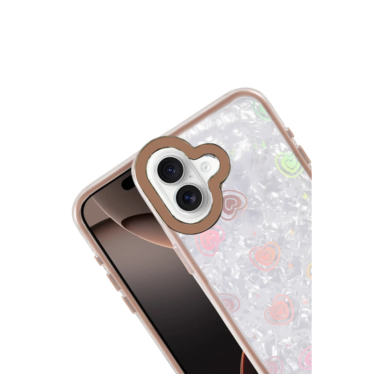 Apple iPhone 16 Lumi Desenli Kapak - Çöl Titanyum
