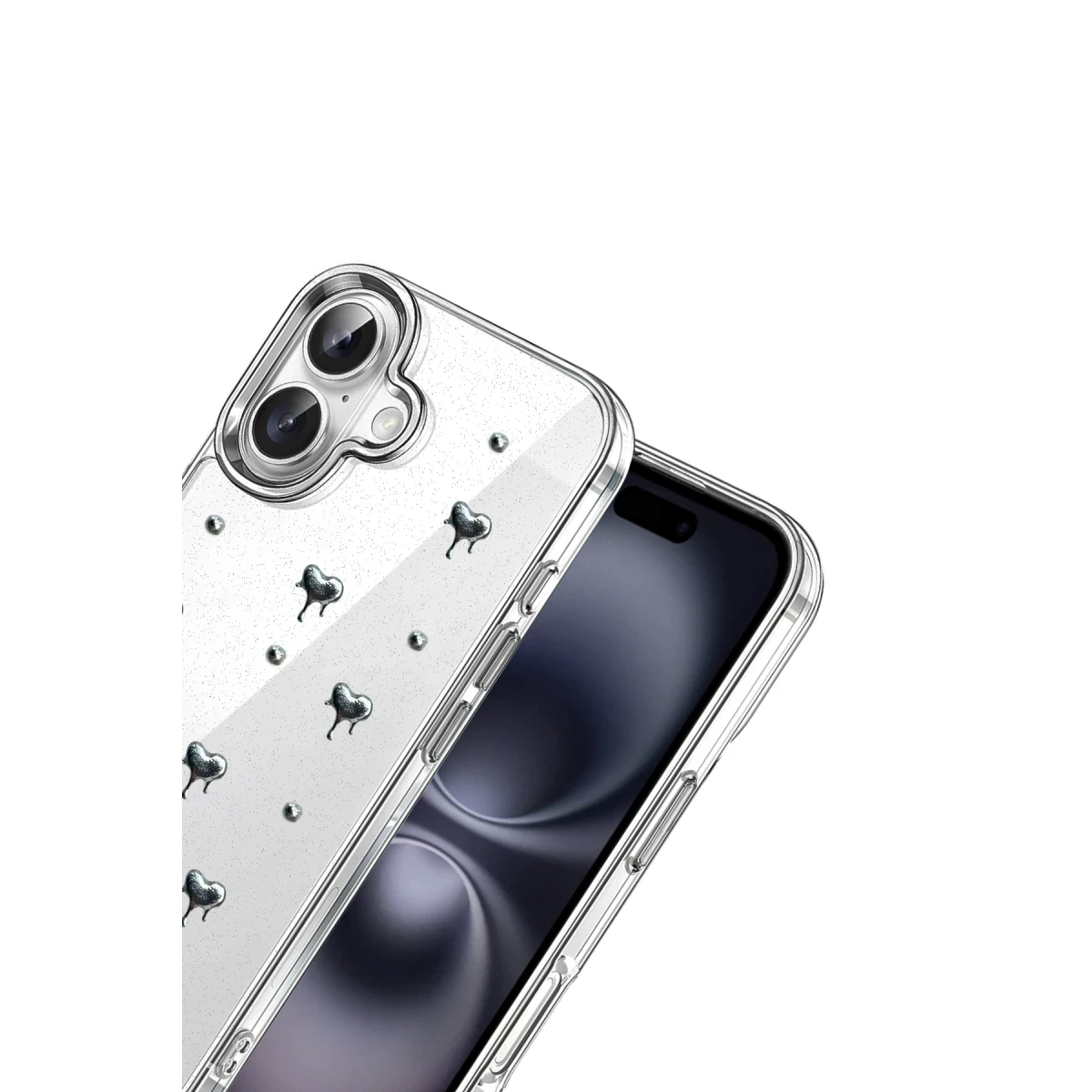 Apple iPhone 16 Plus Fiyonk Desenli Kapak - Desen 1