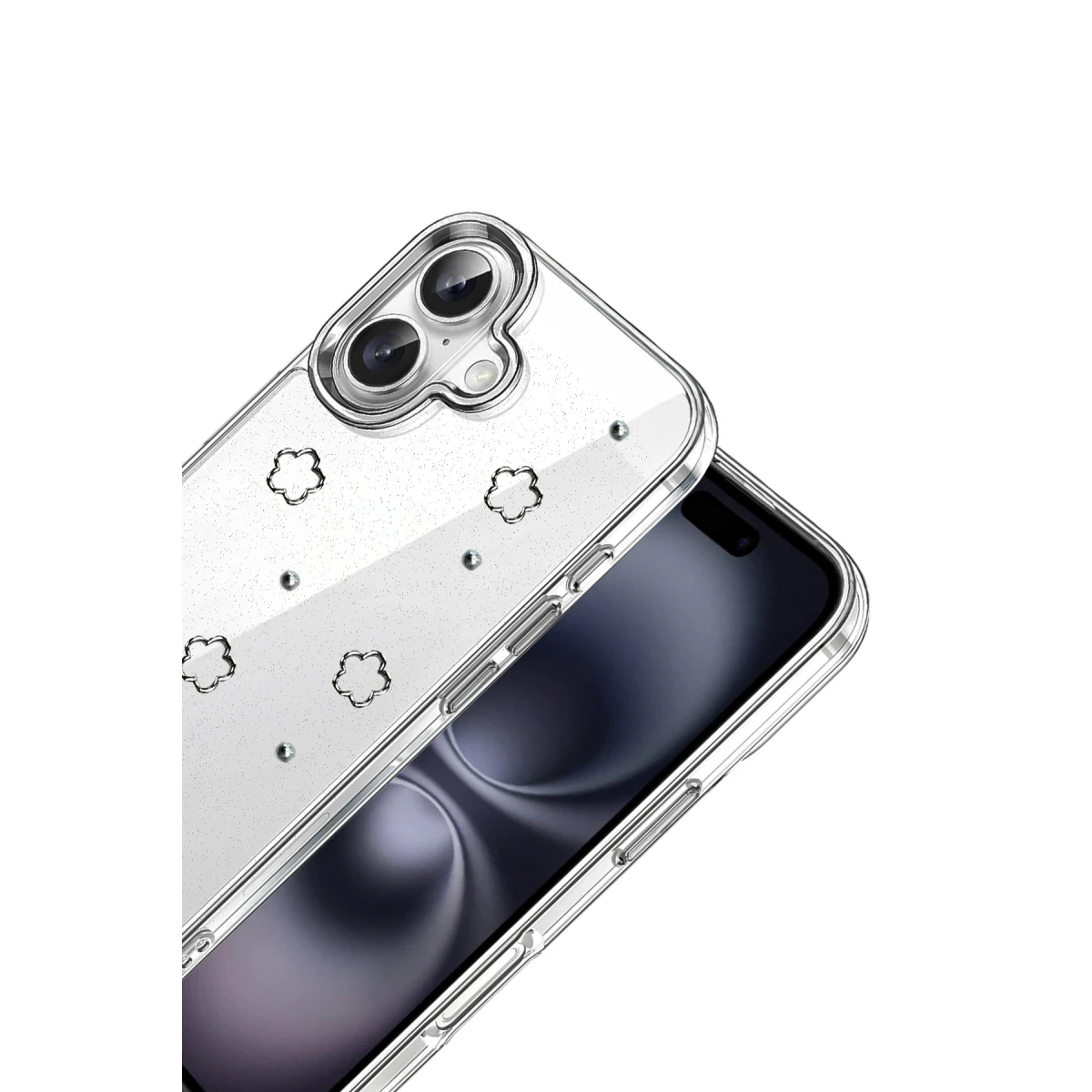 Apple iPhone 16 Plus Fiyonk Desenli Kapak - Desen 2