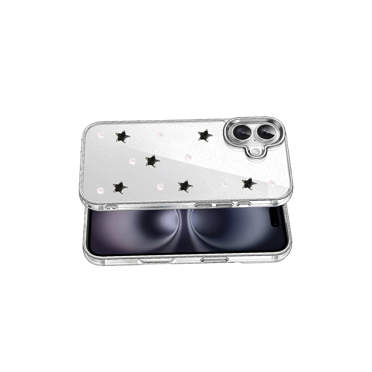 Apple iPhone 16 Plus Fiyonk Desenli Kapak - Desen 7