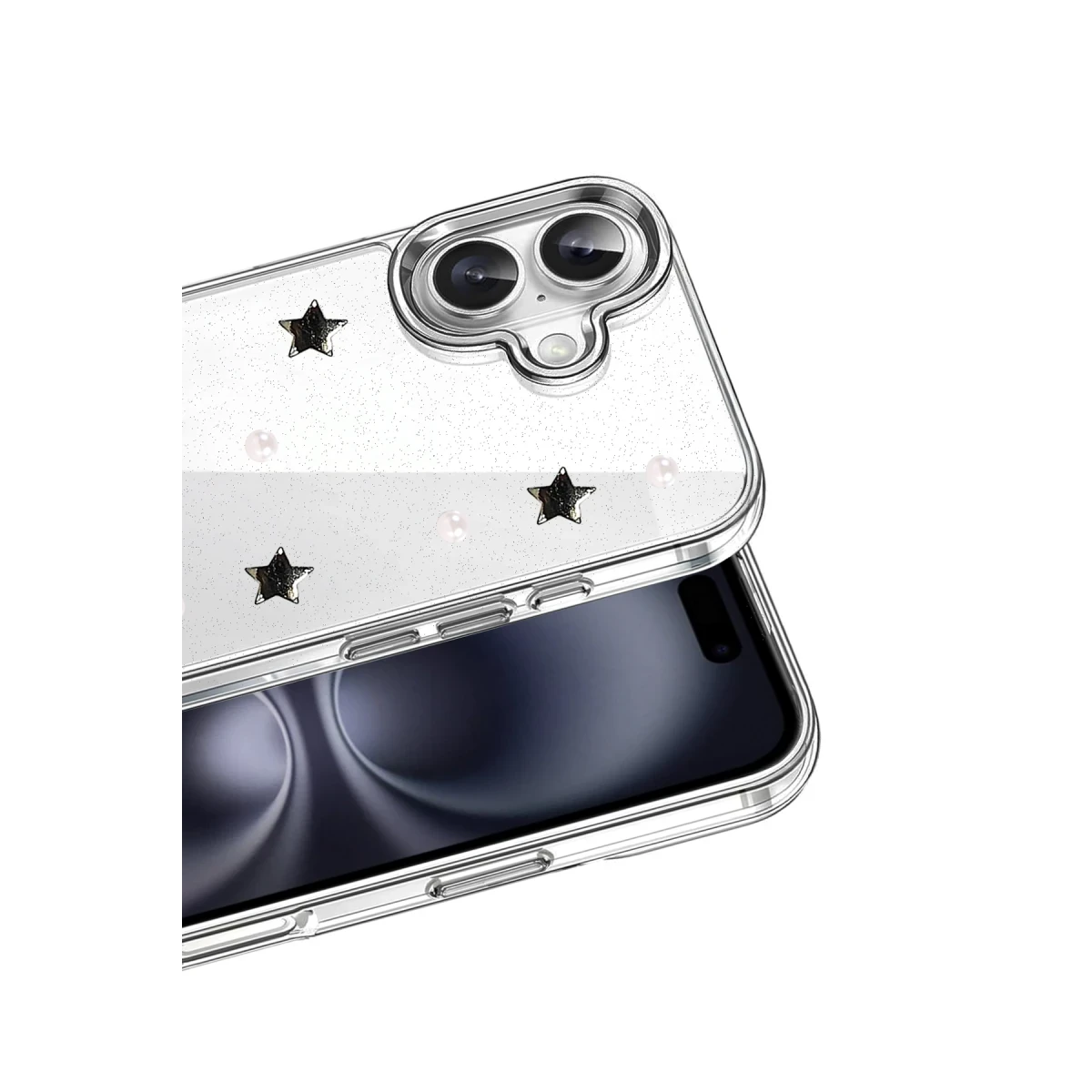 Apple iPhone 16 Plus Fiyonk Desenli Kapak - Desen 7