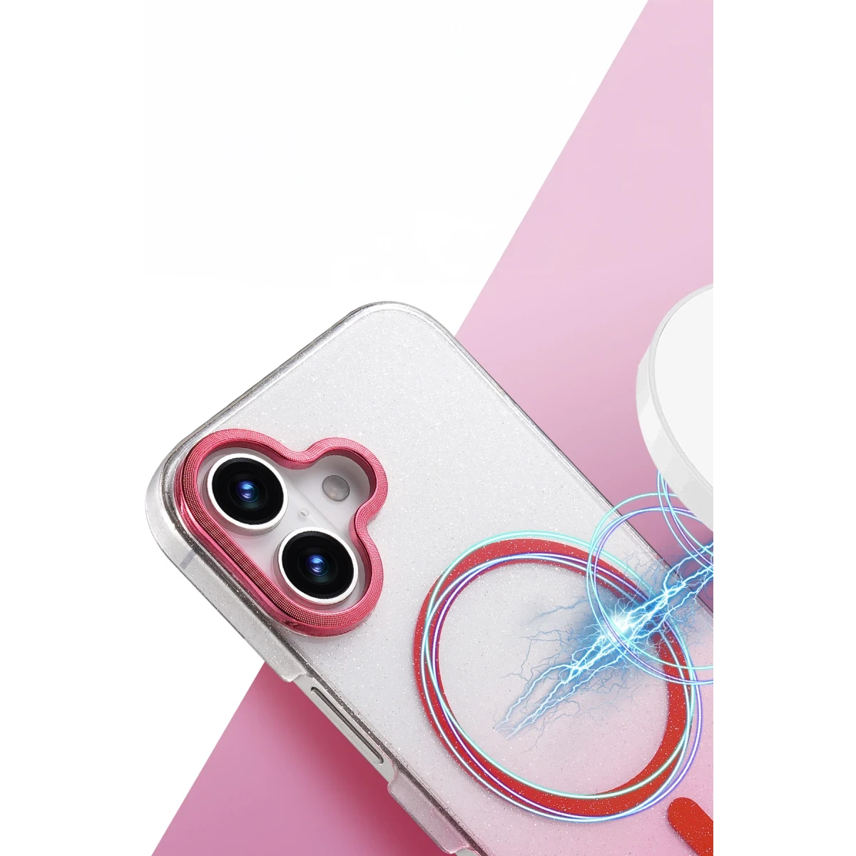 Apple iPhone 16 Plus Glossy Magsafe Kapak - Mavi