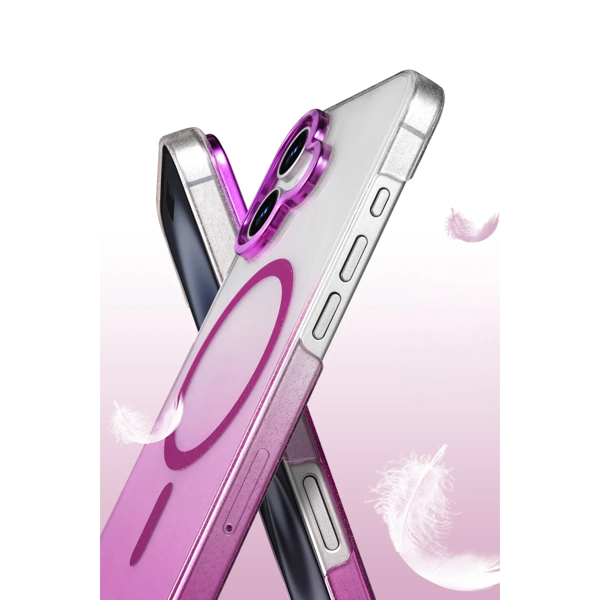 Apple iPhone 16 Plus Glossy Magsafe Kapak - Mor