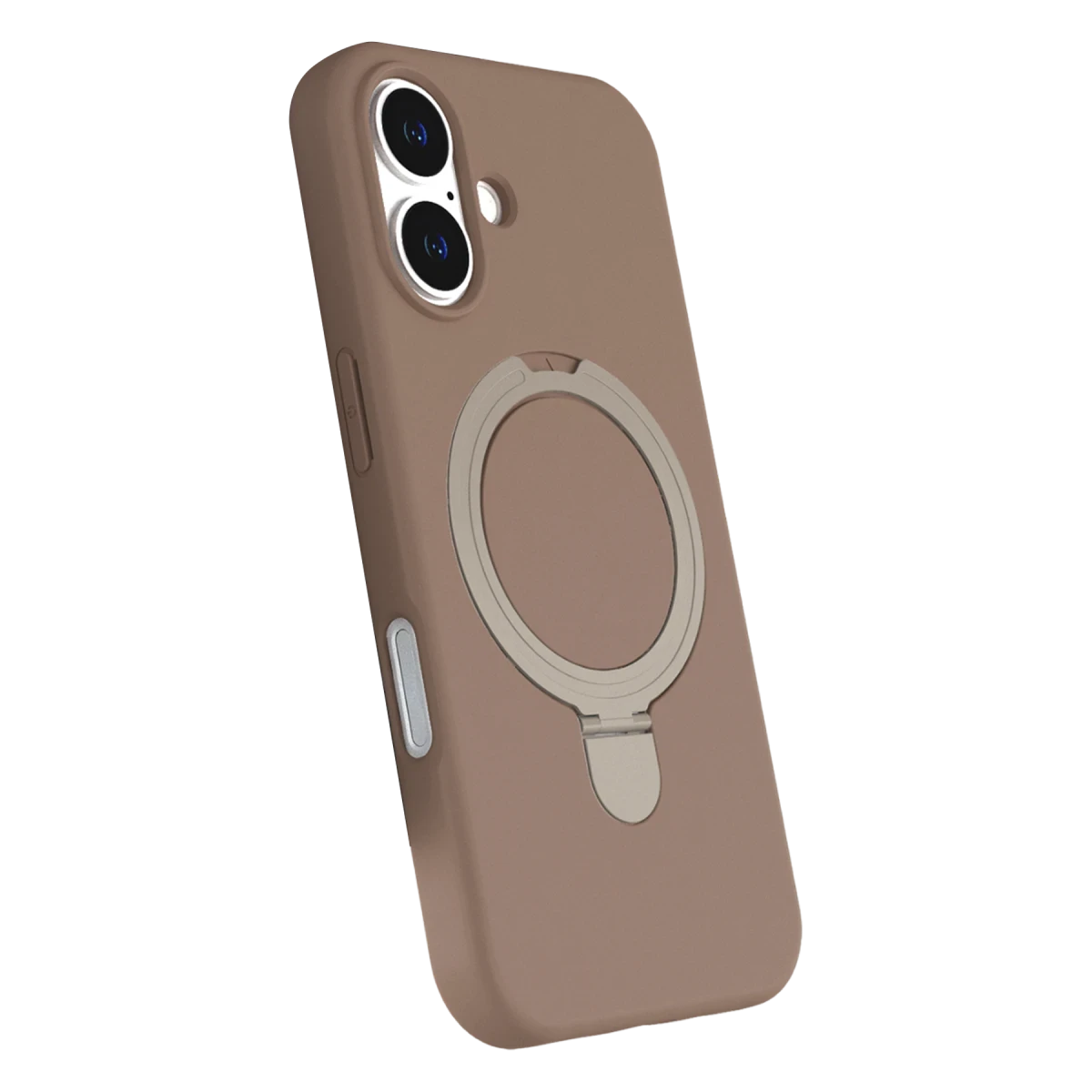Apple iPhone 16 Plus Regal Magsafe Standlı Kapak - Çöl Titanyum