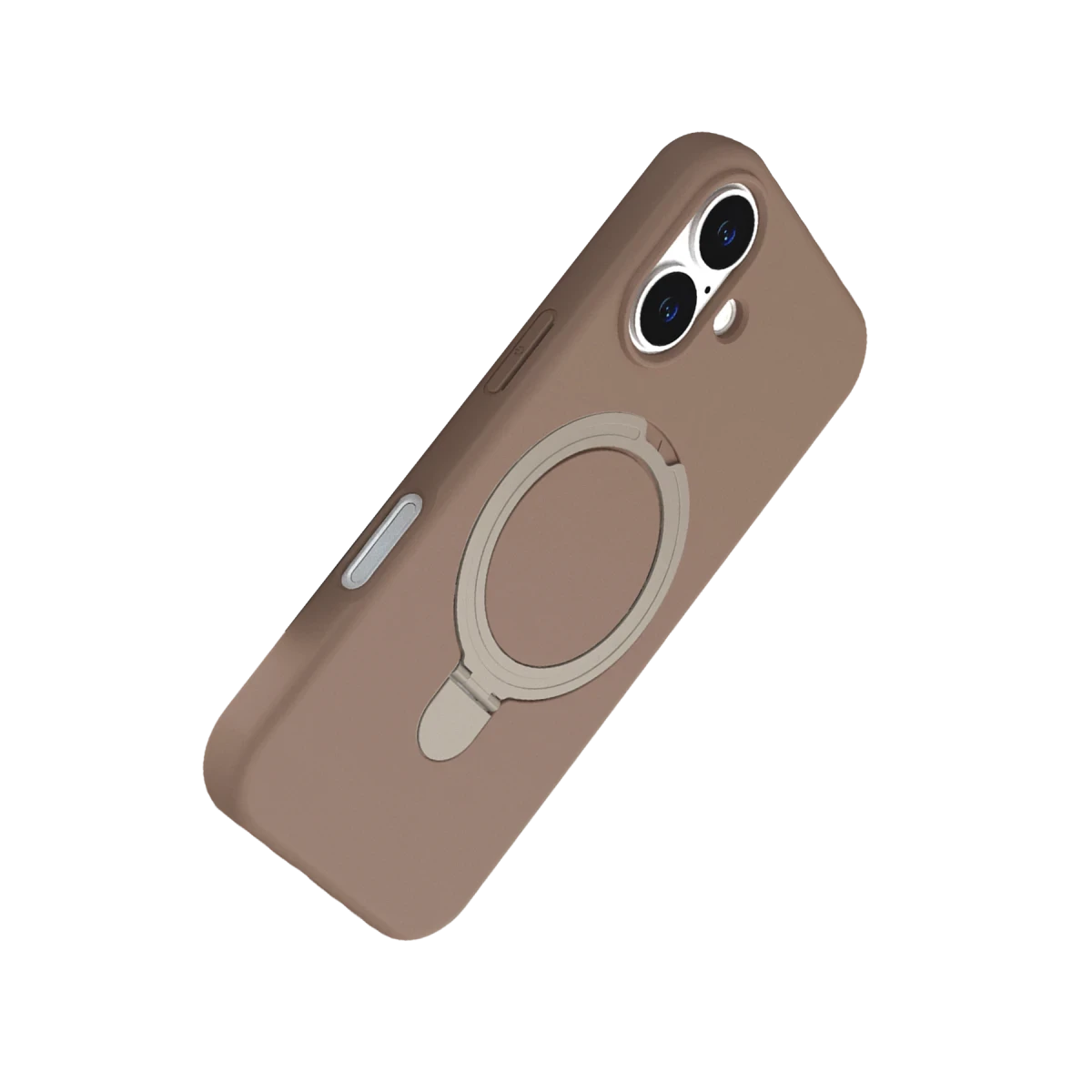 Apple iPhone 16 Plus Regal Magsafe Standlı Kapak - Çöl Titanyum