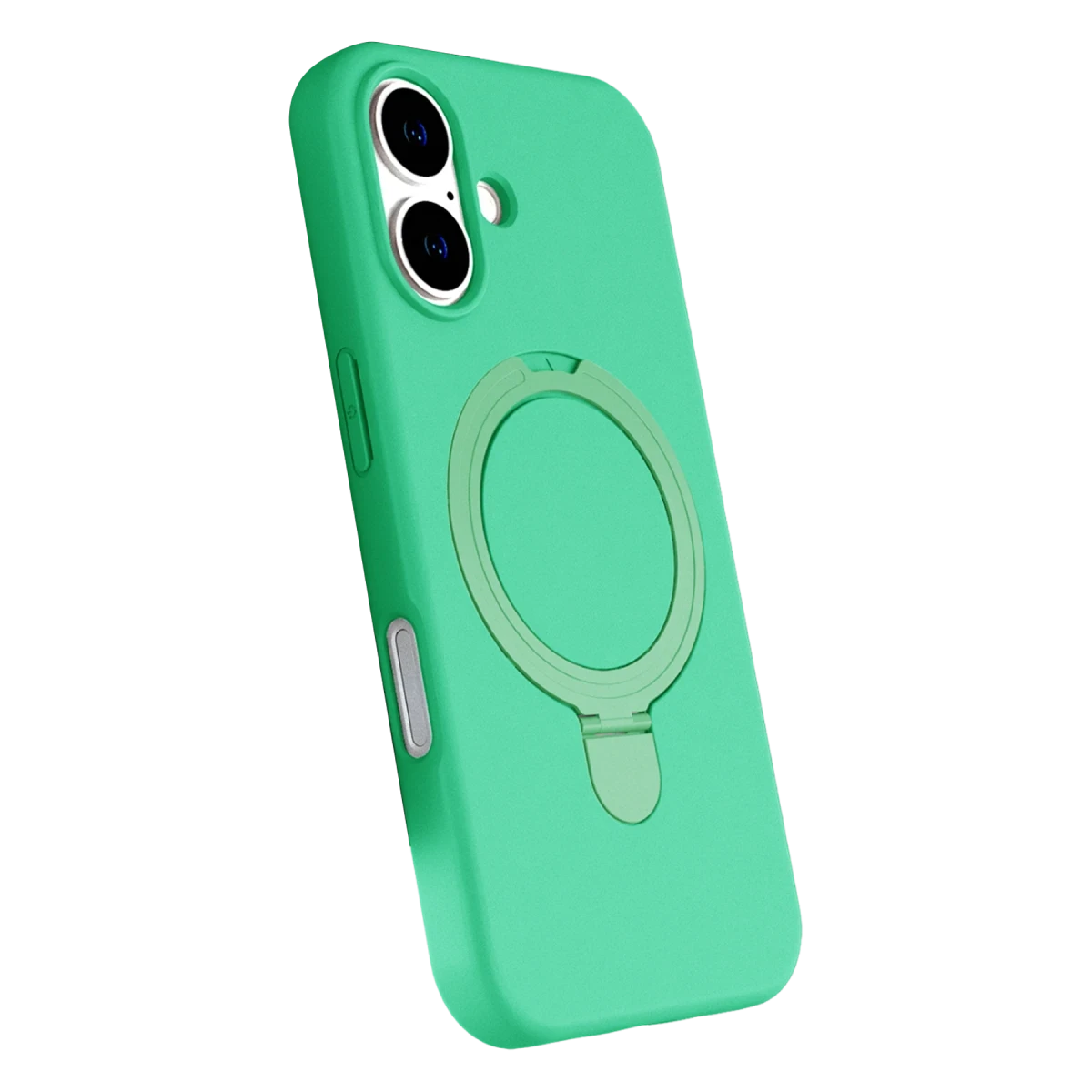 Apple iPhone 16 Plus Regal Magsafe Standlı Kapak - Yeşil